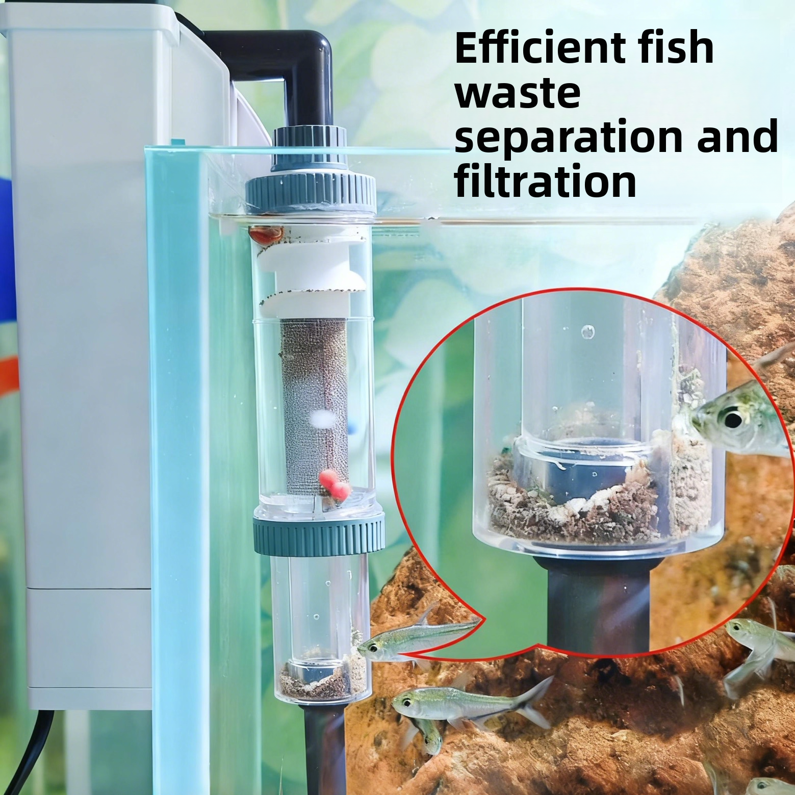 SUNSUN XBK fish tank filter ox - Aquarium Fish Waste Collector ulasan dan harga