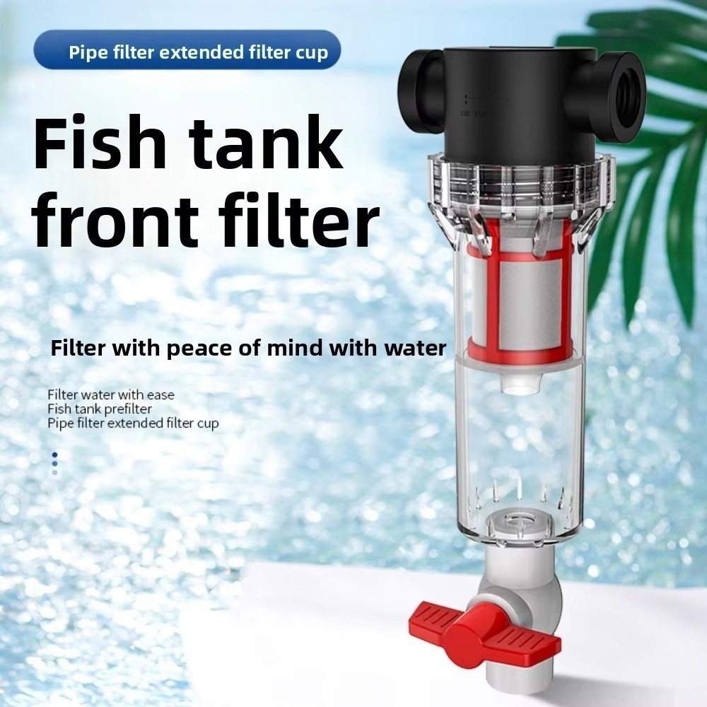 1/2 3/4 Female Thread Aquarium - Aquarium Fish Waste Collector ulasan dan harga