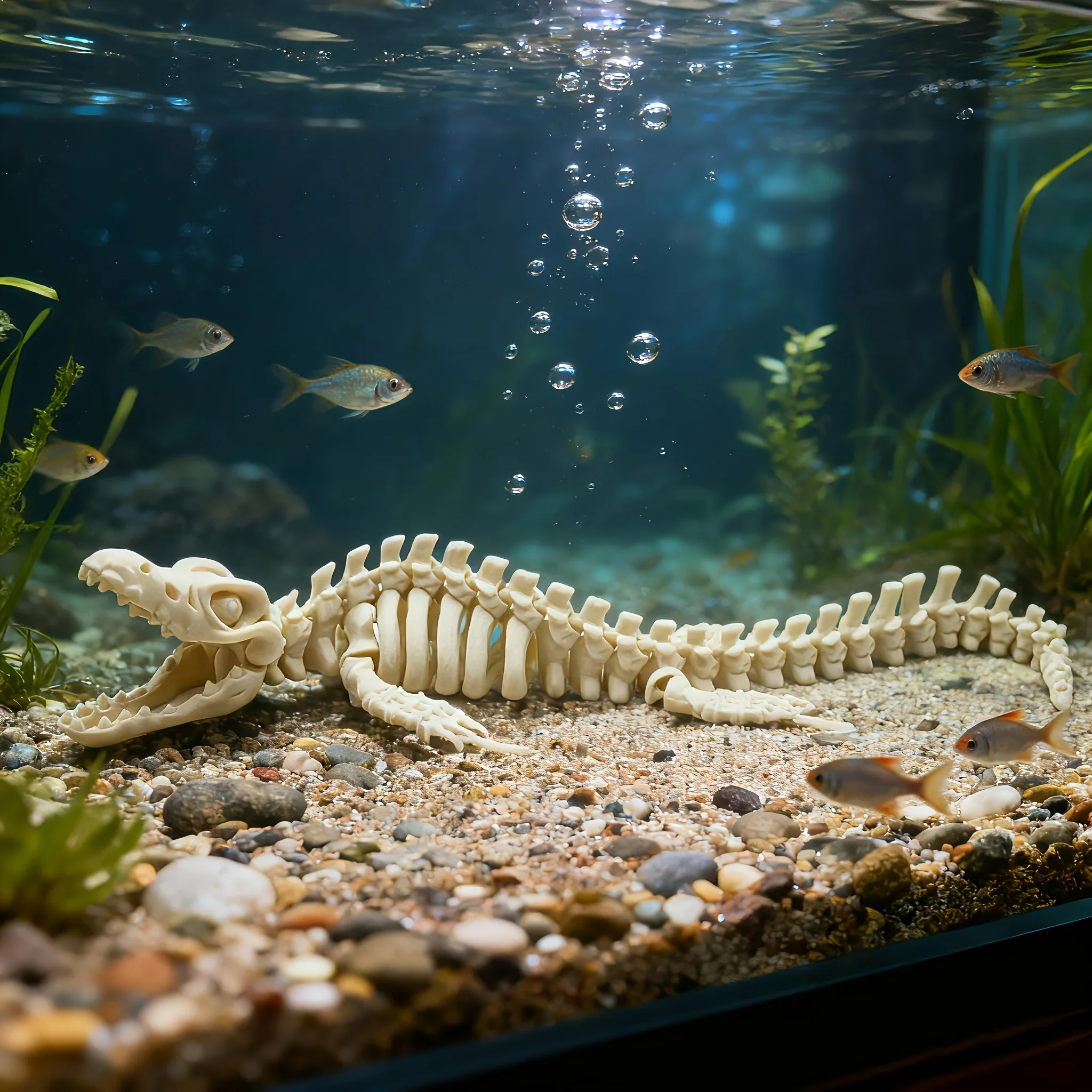 Realistic Canglong Skeleton Re - Aquarium Fish Reproduction ulasan dan harga