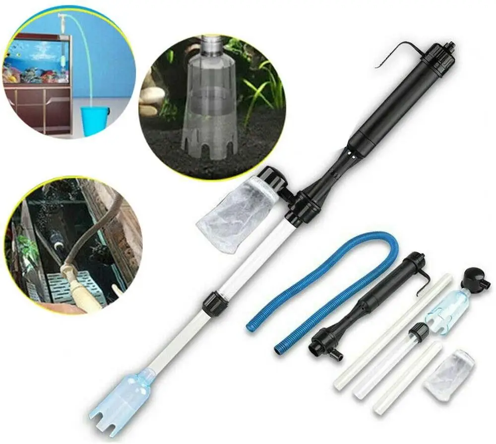 Electric Water Changer Vacuum  - Aquarium Fish Waste Collector ulasan dan harga