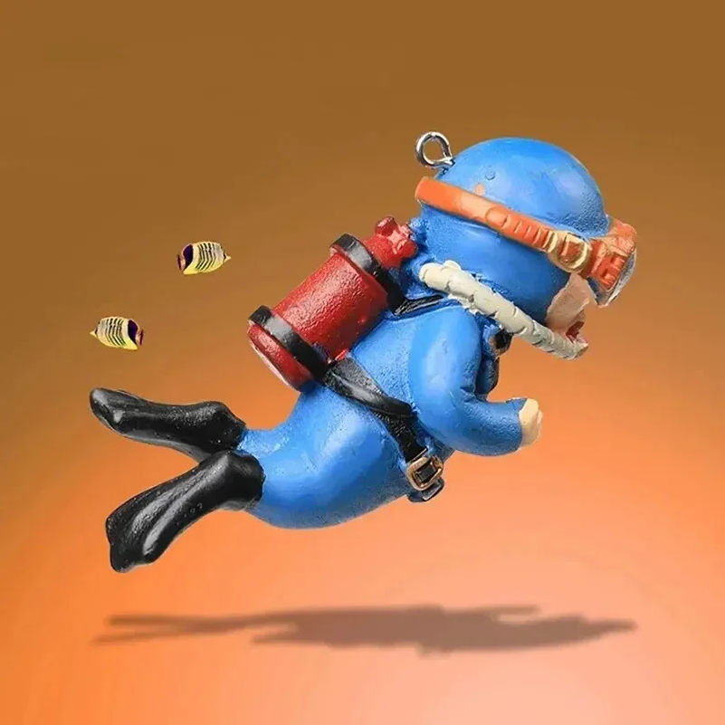 Fish Tank Diver Ornaments Land - Aquarium Fish Popular ulasan dan harga
