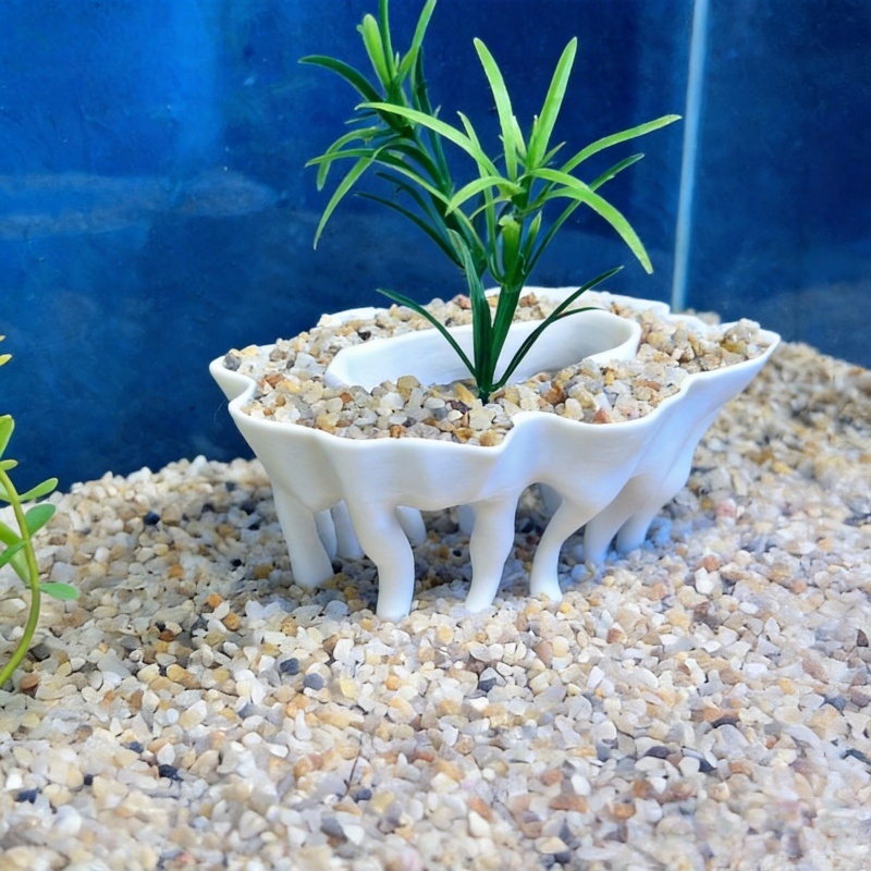 3D printed aquarium plants in  - Aquarium Fish Pot ulasan dan harga