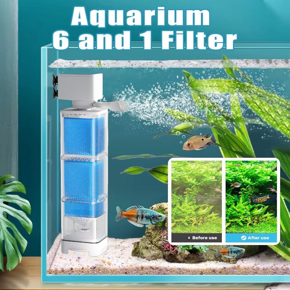 Aquarium Filter Pump Fish Tank - Aquarium Fish Waste Collector ulasan dan harga