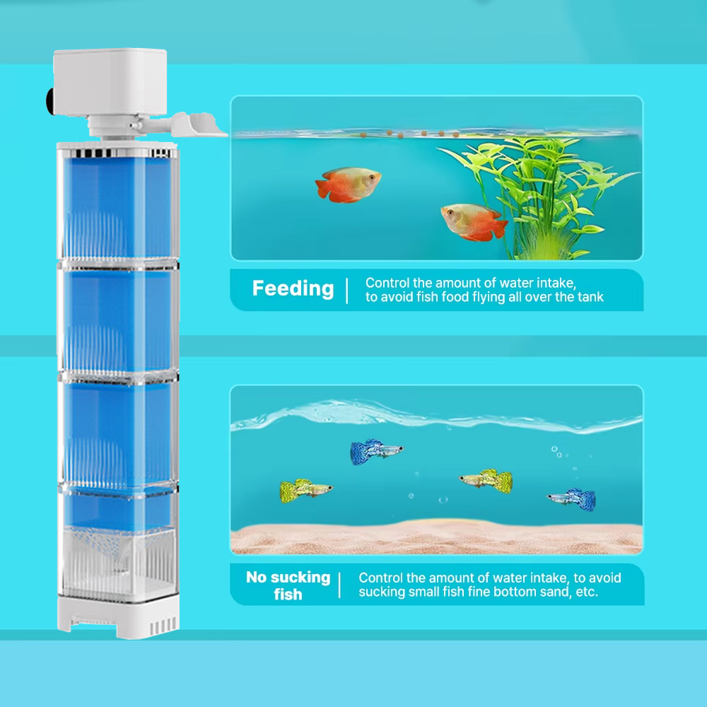 Aquarium Filter Pump Fish Tank - Aquarium Fish Waste Collector ulasan dan harga