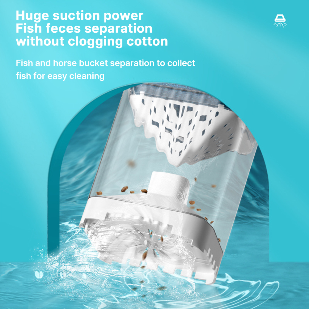 Aquarium Filter Pump Fish Tank - Aquarium Fish Waste Collector ulasan dan harga