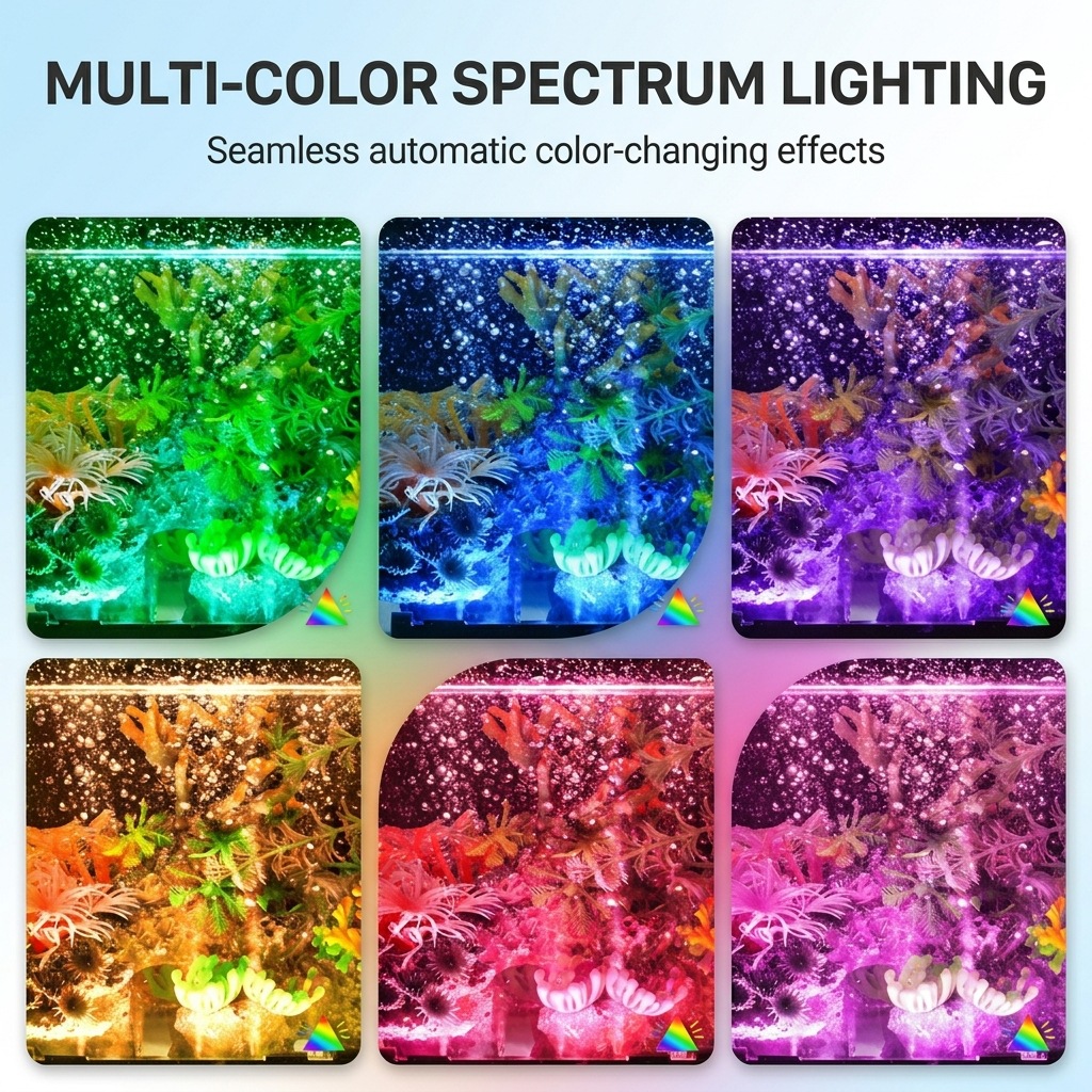 USB LED Aquarium Air Bubble Li - Aquarium Fish Colorful ulasan dan harga