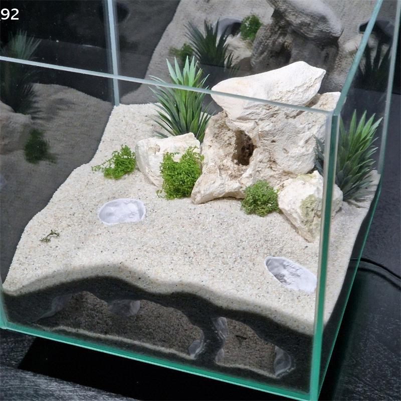 3D Printed Natural Curve Cave: - Aquarium Fish Hide ulasan dan harga