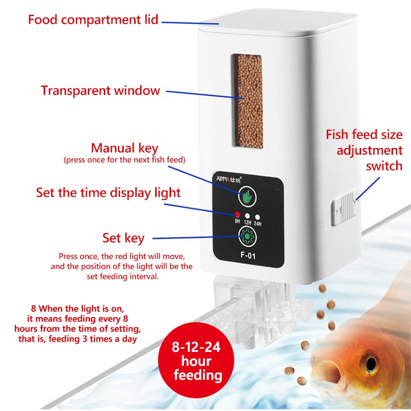 400ml Aquarium Automatische Fe - Aquarium Fish Big ulasan dan harga