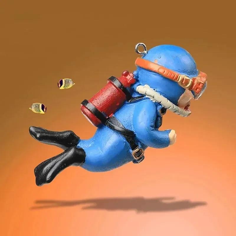 Champ Fish Tank Diver Ornament - Aquarium Fish Popular ulasan dan harga